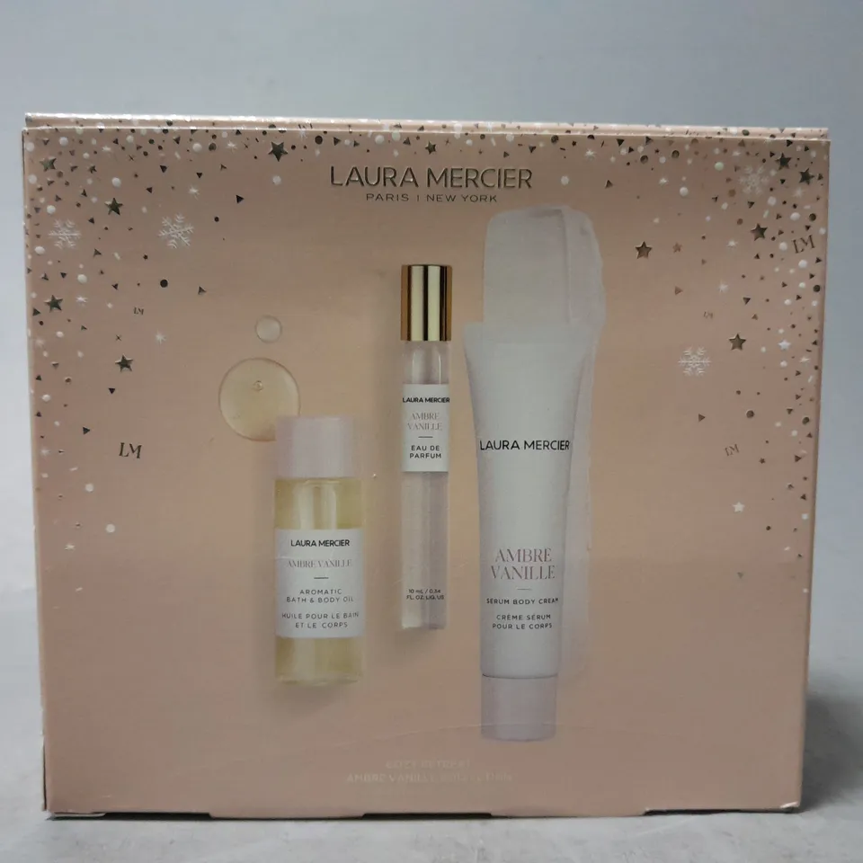 BOXED LAURA MERCIER COZY RETREAT AMBRE VANILLE COLLECTION