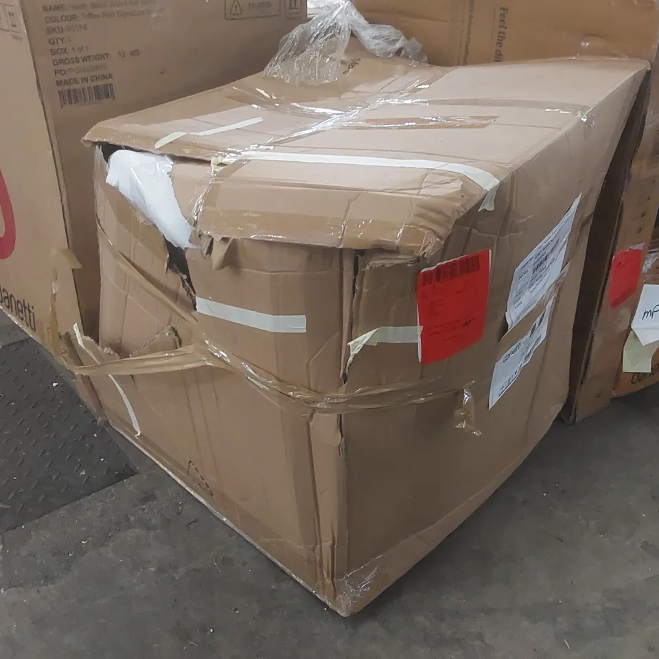 BOXED DANETTI NATALIA NATURAL CHUNKY WEAVE SWIVEL ACCENT CHAIR