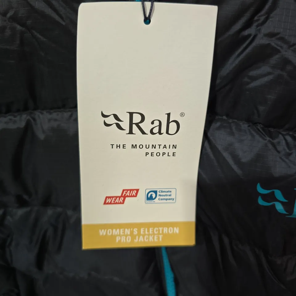 RAB WOMEN'S ELECTRON PRO JACKET – UK 10, BLACK