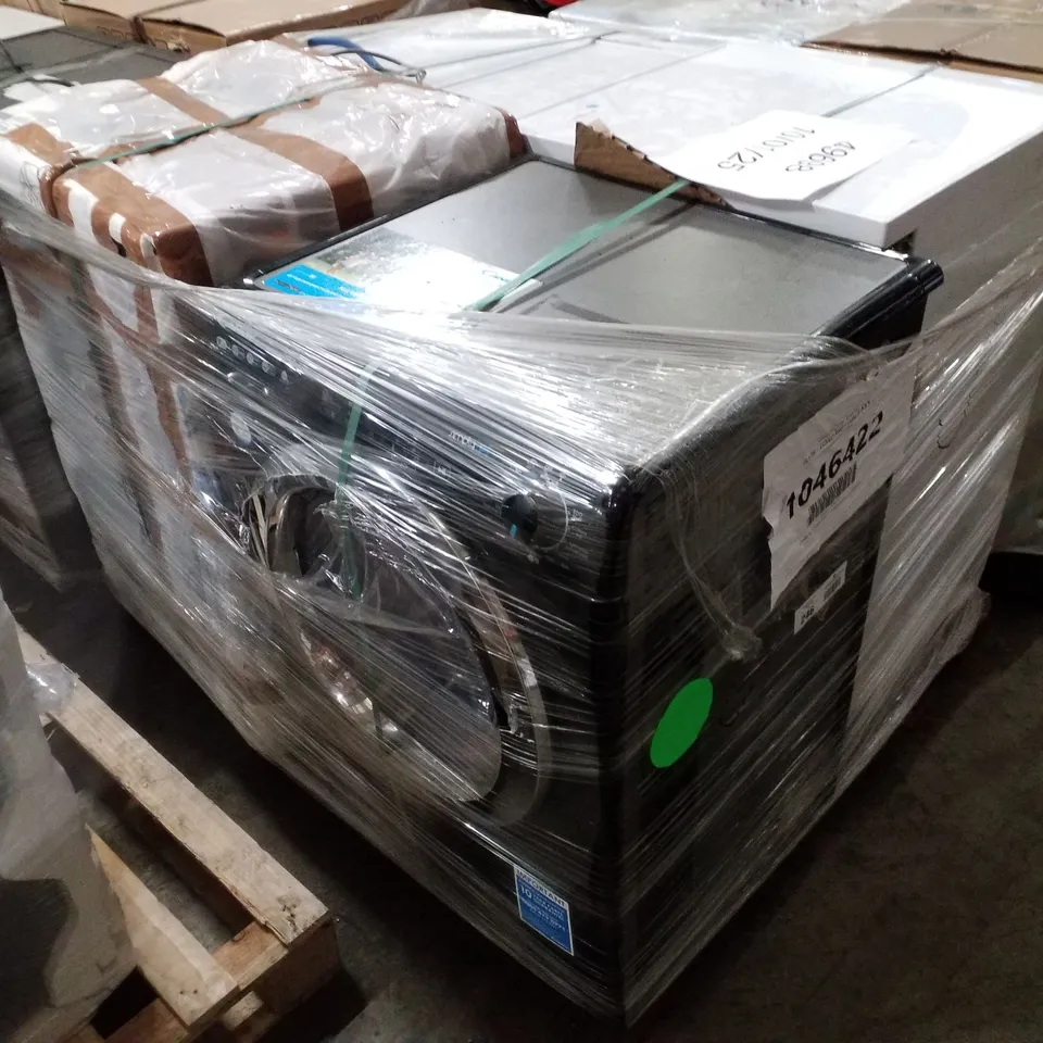 PALLET OF APPROXIMATELY 4 UNPROCESSED RAW RETURN WHITE GOODS TO INCLUDE;