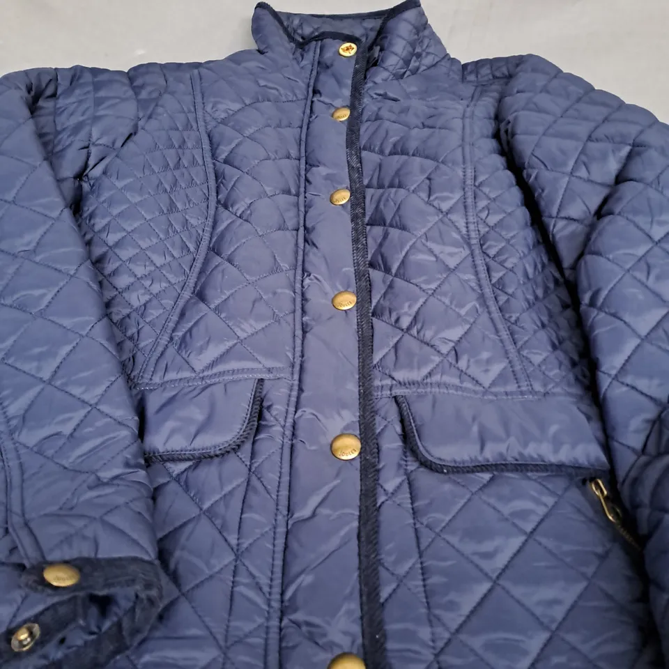 JOULES NAVY PADDED SMART JACKET - UK 12 