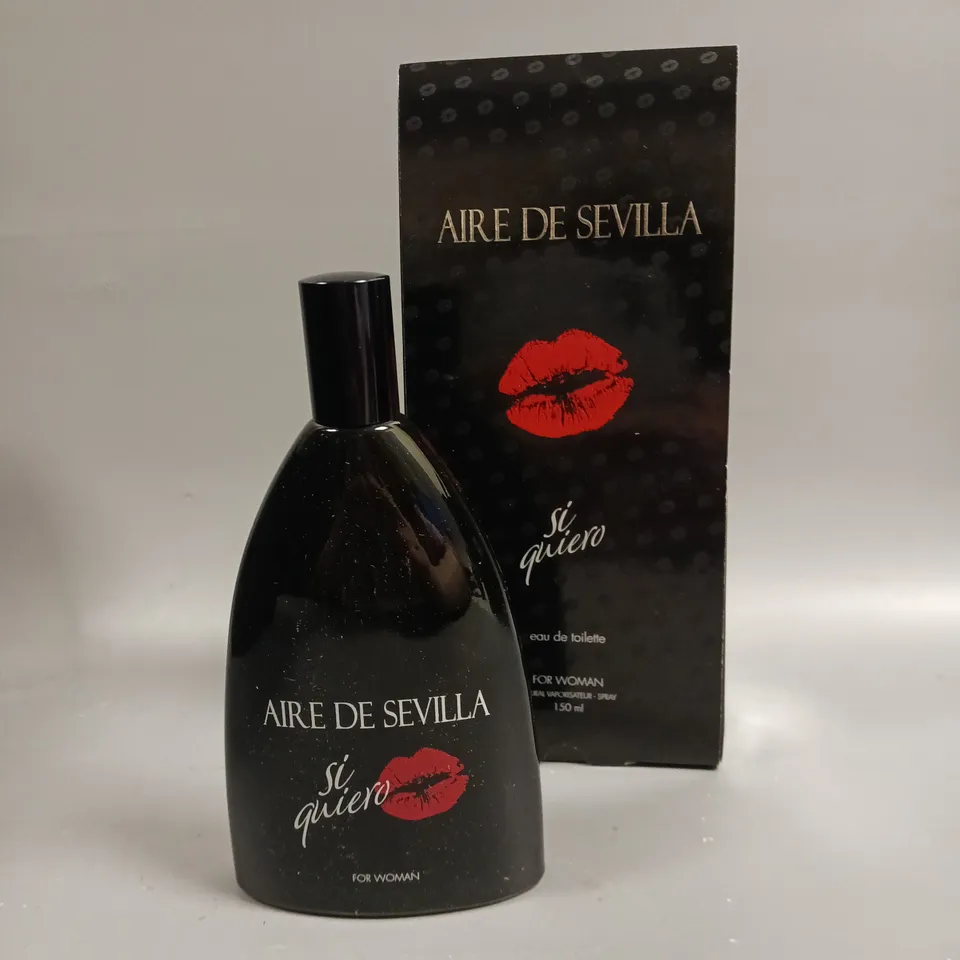 BOXED AIRE DE SEVILLA SI QUIERO EAU DE TOILETTE 150ML