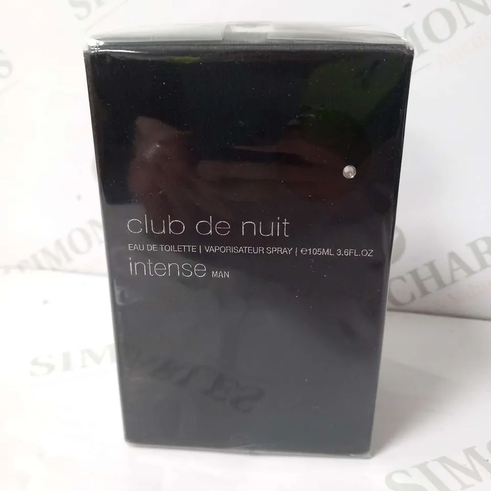 BOXED AND SEALED CLUB DE NUIT EAU DE TOILETTE INTENSE MAN 105ML