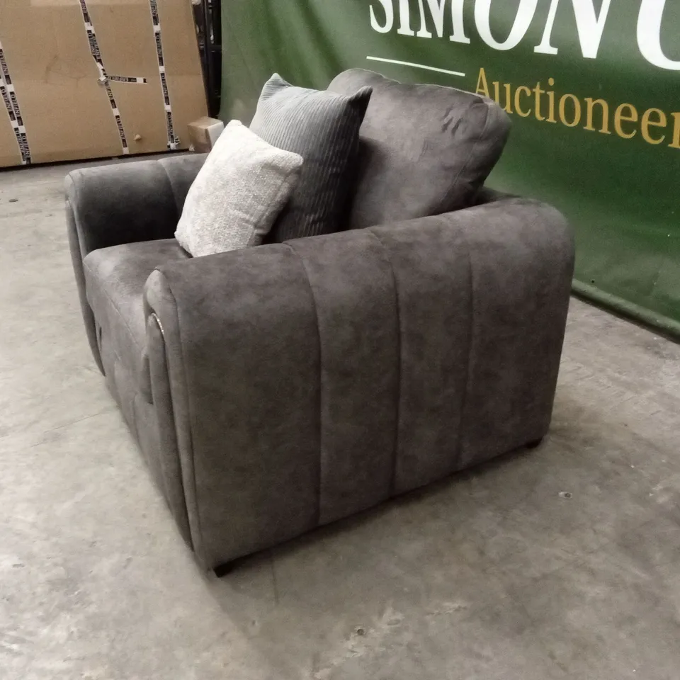 AMARA ARMCHAIR - CHARCOAL RRP £749