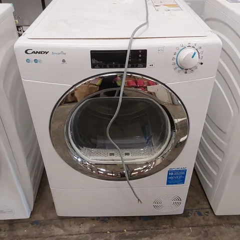 CANDY SMART PRO 10KG CONDENSER TUMBLE DRYER IN WHITE, MODEL: CSOEC10TCG-80