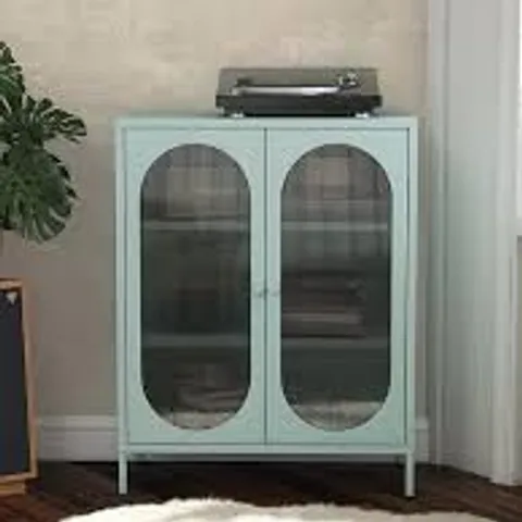 BOXED LUNA ACCENT STORAGE CABINET