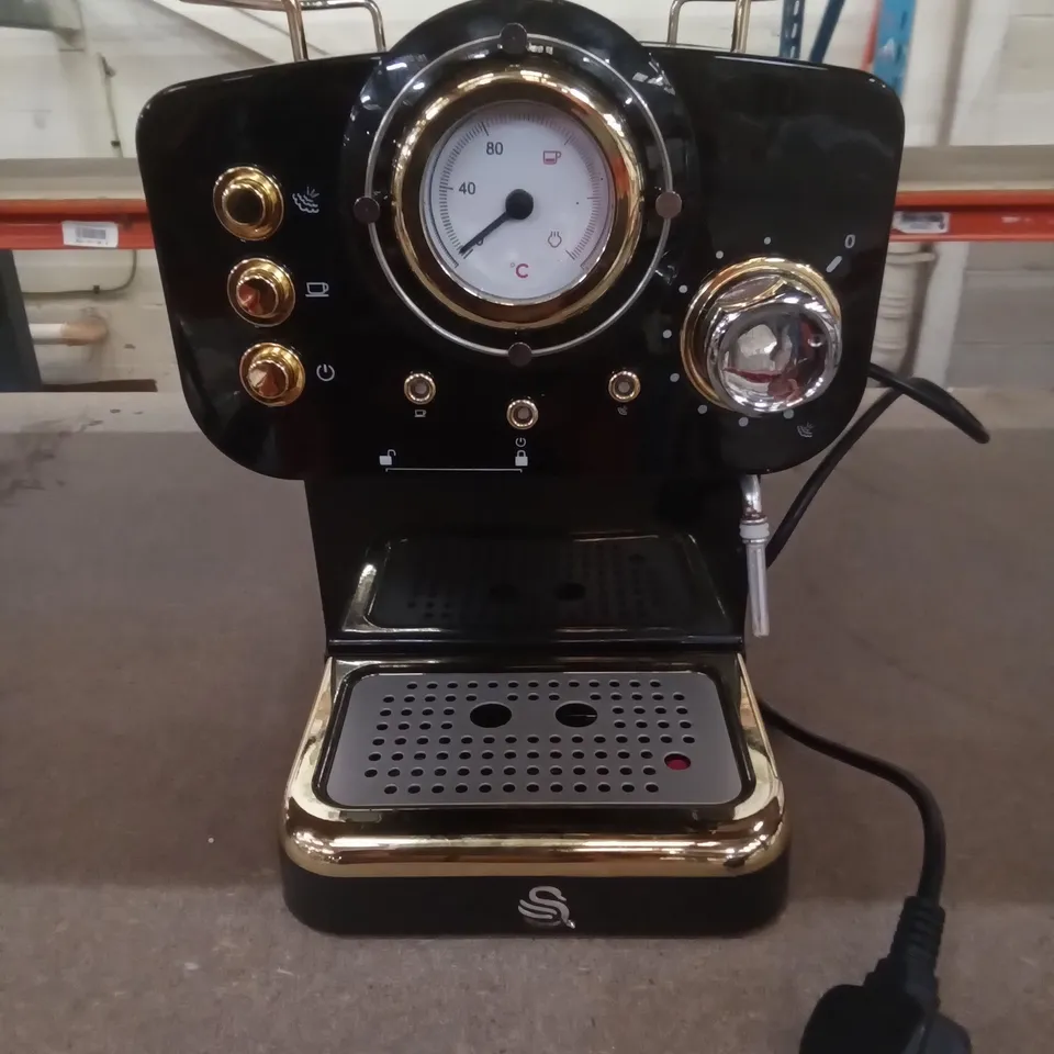 BOXED SWAN GATSBY COLLECTION ESPRESSO COFFEE MACHINE 