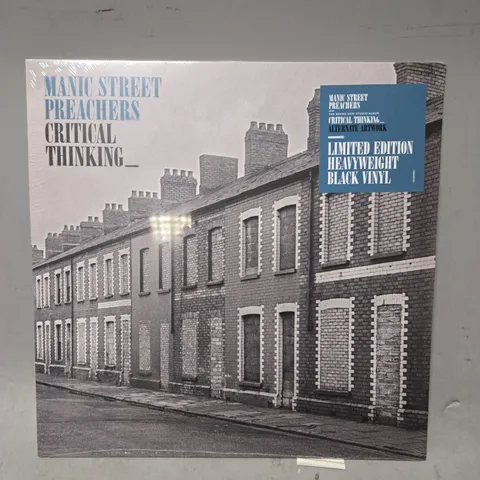 SEALED MANIC STREET PREACHERS CRITICAL THINKING LIMITED BLACK VINYL