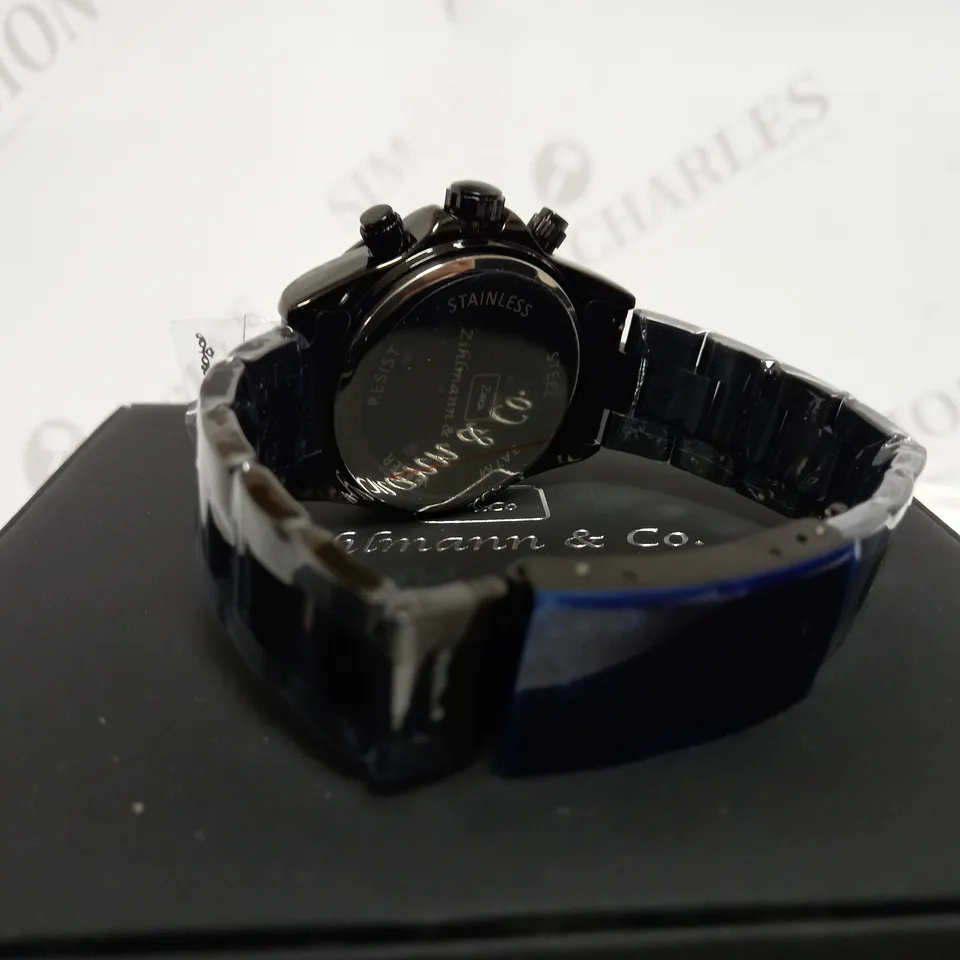 ZIHLMANN & CO CHRONOGRAPH STYLE BRACELET STRAP WATCH