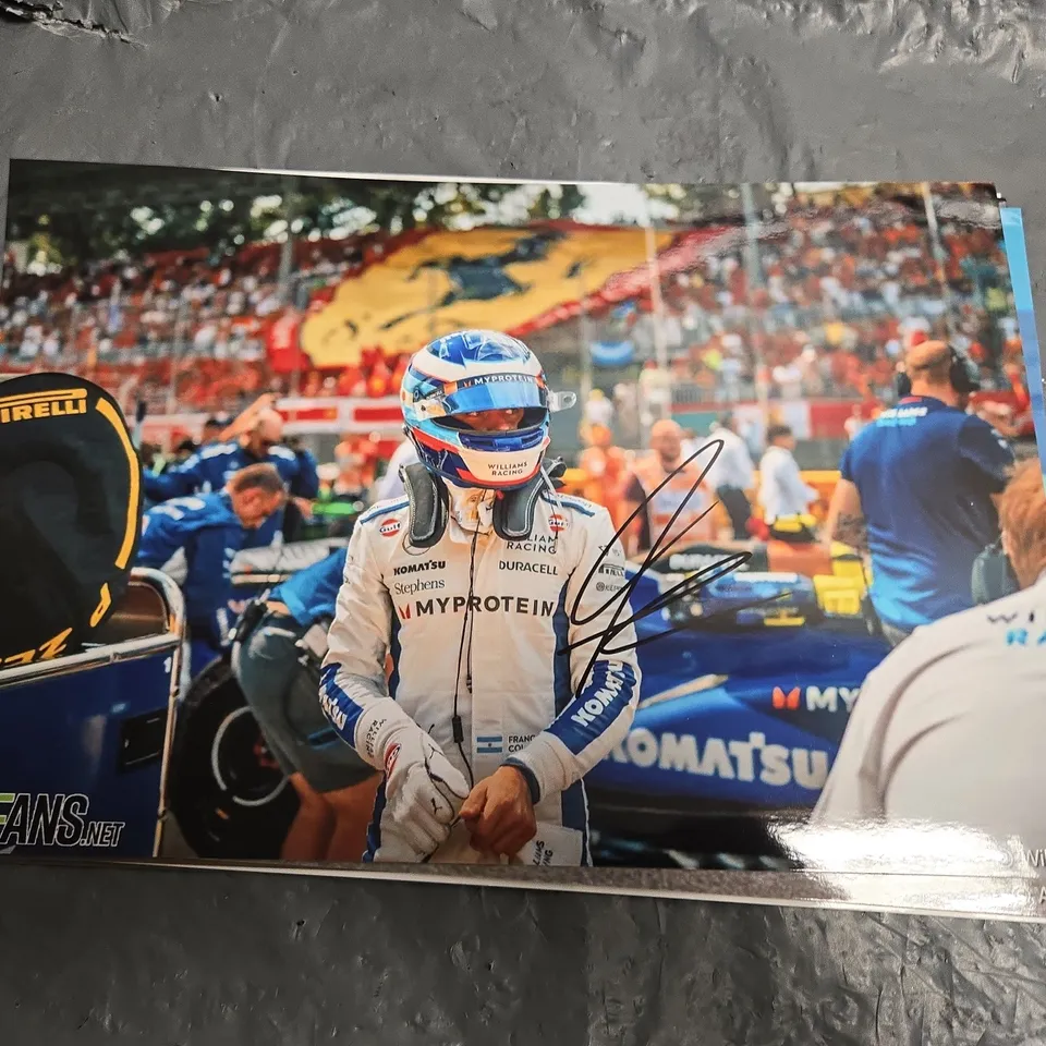 AUTOGRAPHED RACING POSTERS – SIGNED CAR PRINTS (SET OF MULTIPLE)