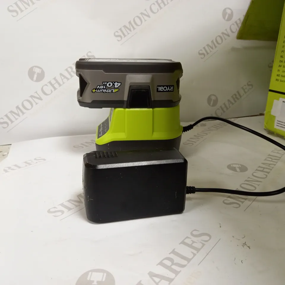 RYOBI ONE+ CORDLESS LAWNMOWER AND EDGE TRIMMER