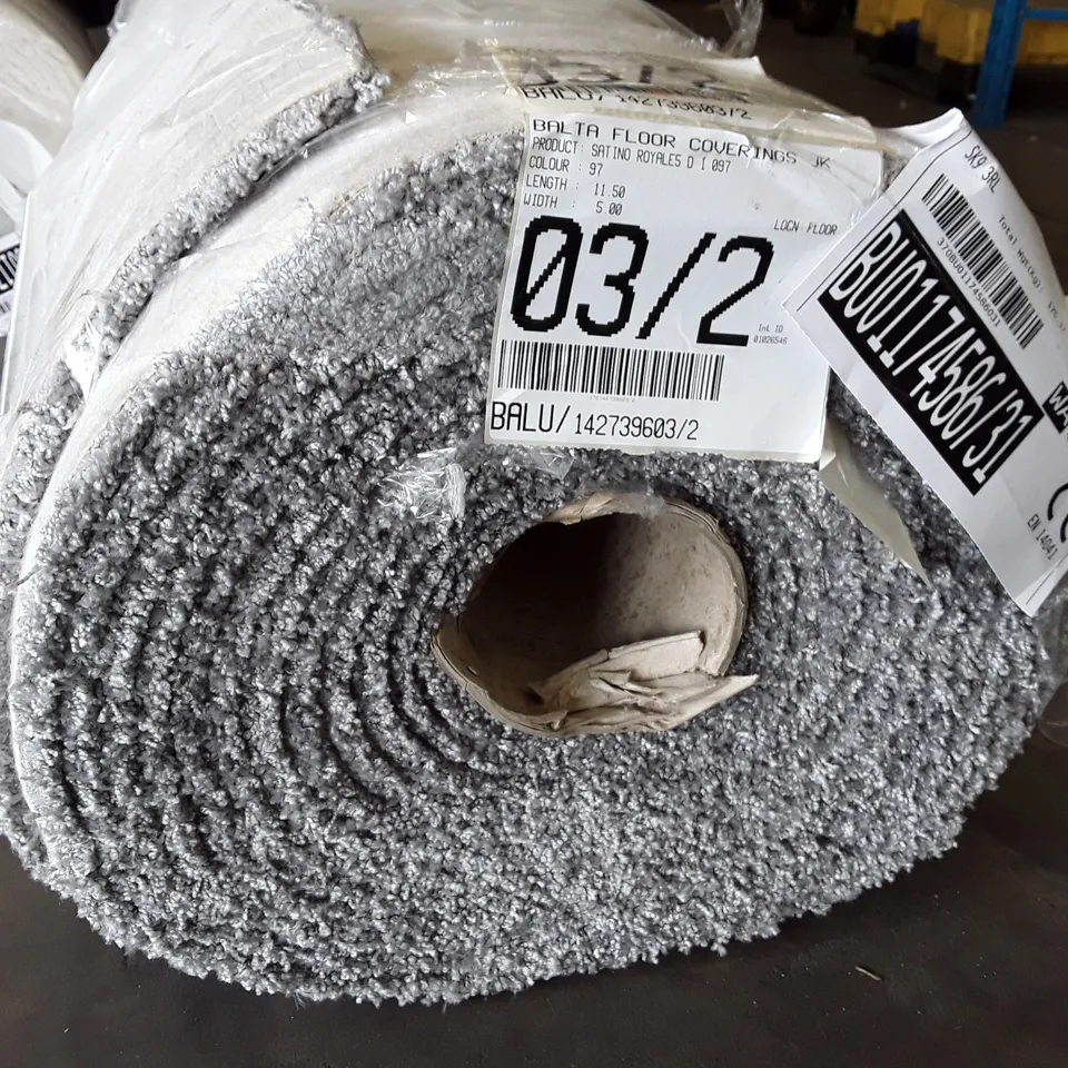 ROLL OF QUALITY SATINO ROYALES D I 097 CARPET APPROXIMATELY 11.5×5M 