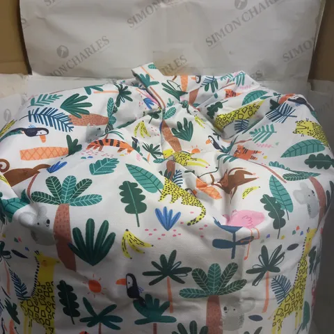 ANIMAL PRINT SAFARI BEAN BAG