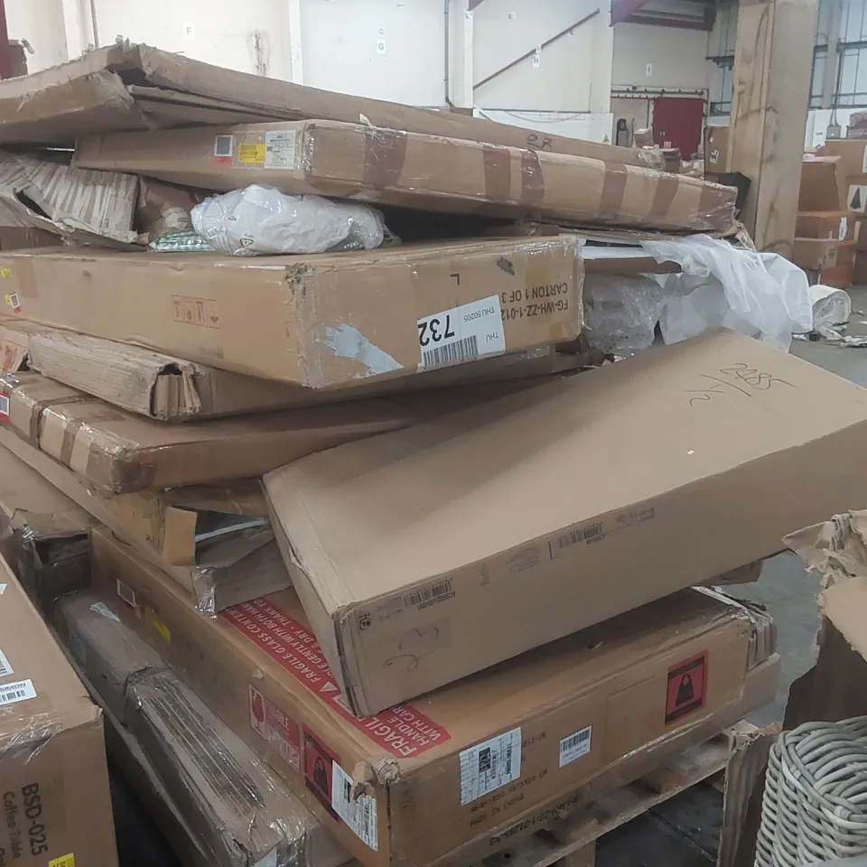 PALLET CONTAINING A VERY LARGE QUANTITY OF ASSORTED FURNITURE PARTS ECT