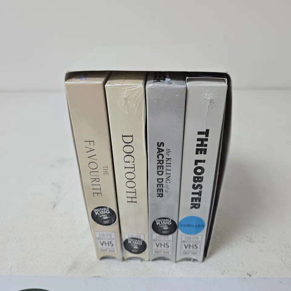 VHS BOX SET: THE LOBSTER, DOGTOOTH, THE KILLING OF A SACRED DEER, THE FAVOURITE (4-FILM SET)