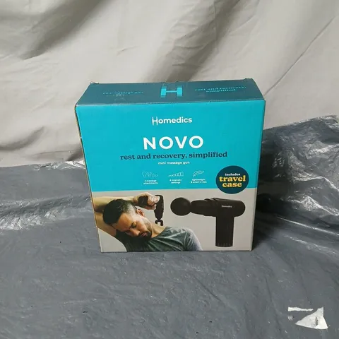 HOMEDICS NOVO MINI MASSAGE GUN BOXED