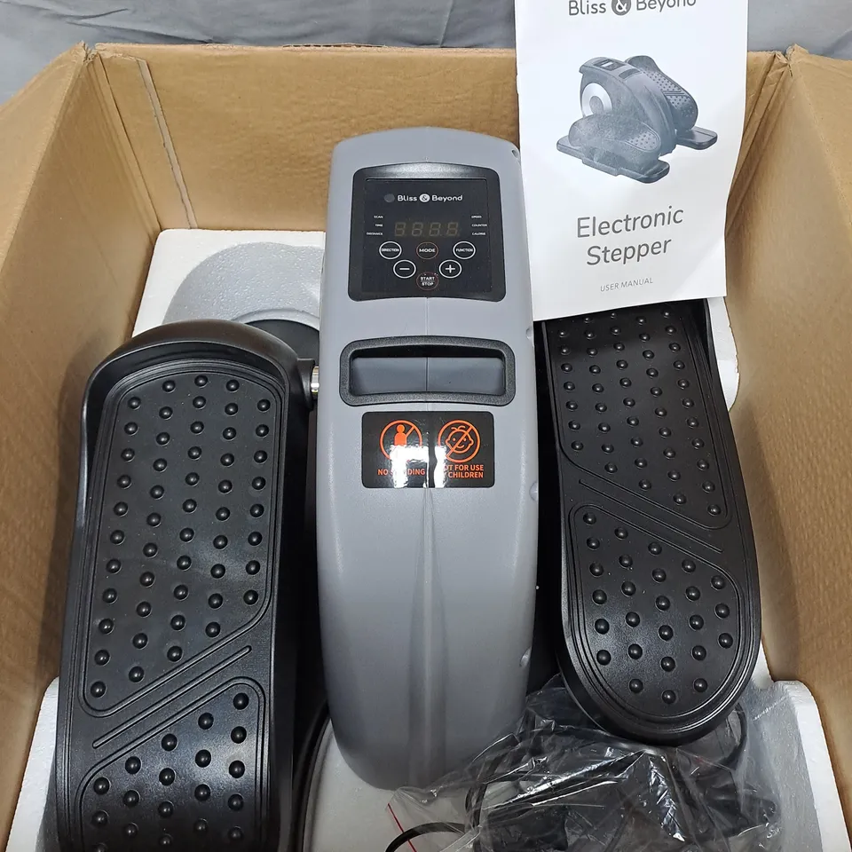 BLISS & BEYOND ELECTRONIC STEPPER – BOXED EXERCISE MACHINE