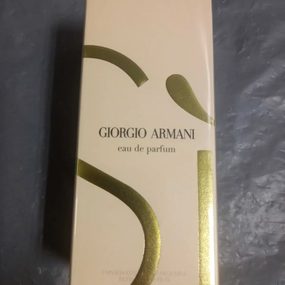 BOXED AND SEALED GIORGIO ARMANI SI EAU DE PARFUM 100ML