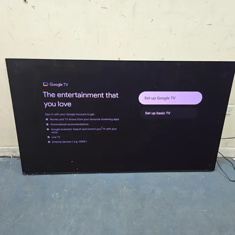 BOXED SONY BRAVIA  65" XR8M2 SMART TV - WITH REMOTE 