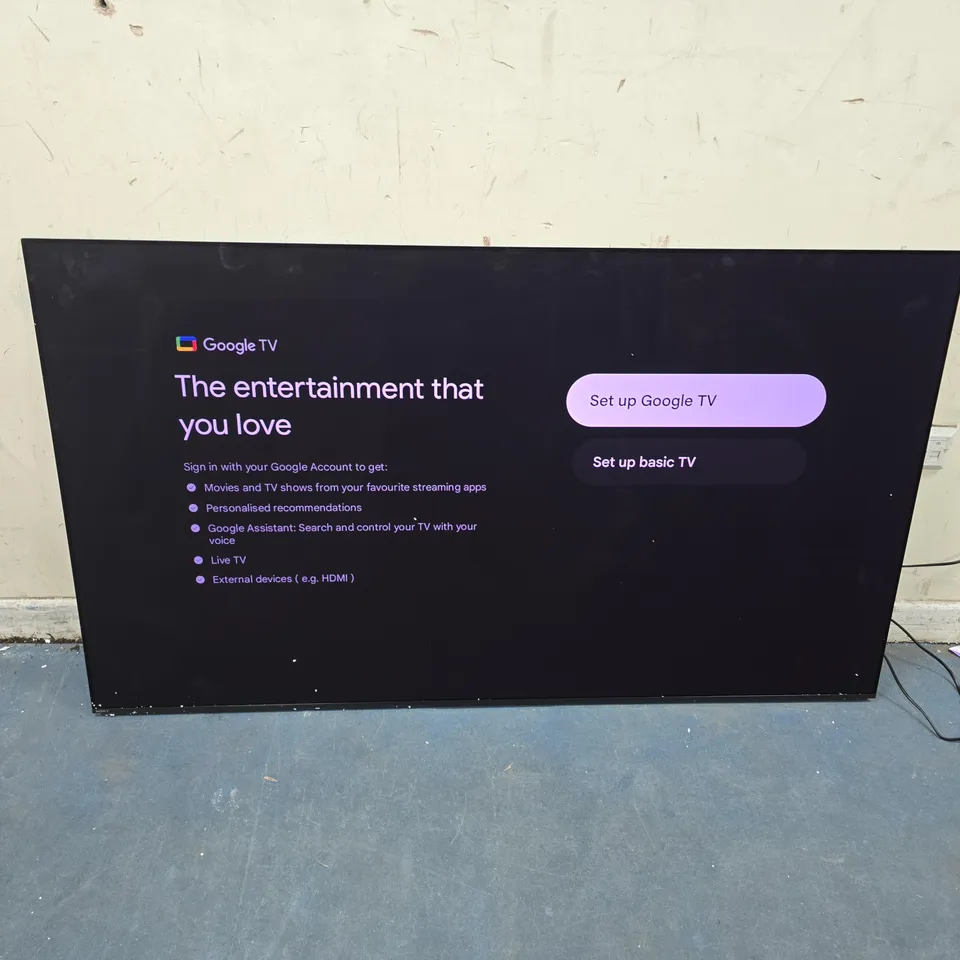 BOXED SONY BRAVIA  65" XR8M2 SMART TV - WITH REMOTE 