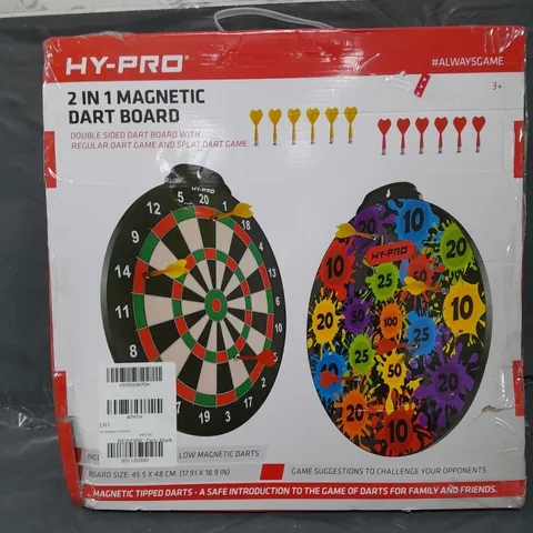 HY-PRO 2 IN 1 MAGNETIC DART BOARD 