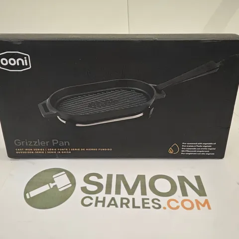 BOXED OONI CAST IRON GRIZZLER PAN