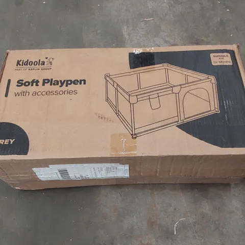 BOXED KIDOOLA SOFT PLAYPEN