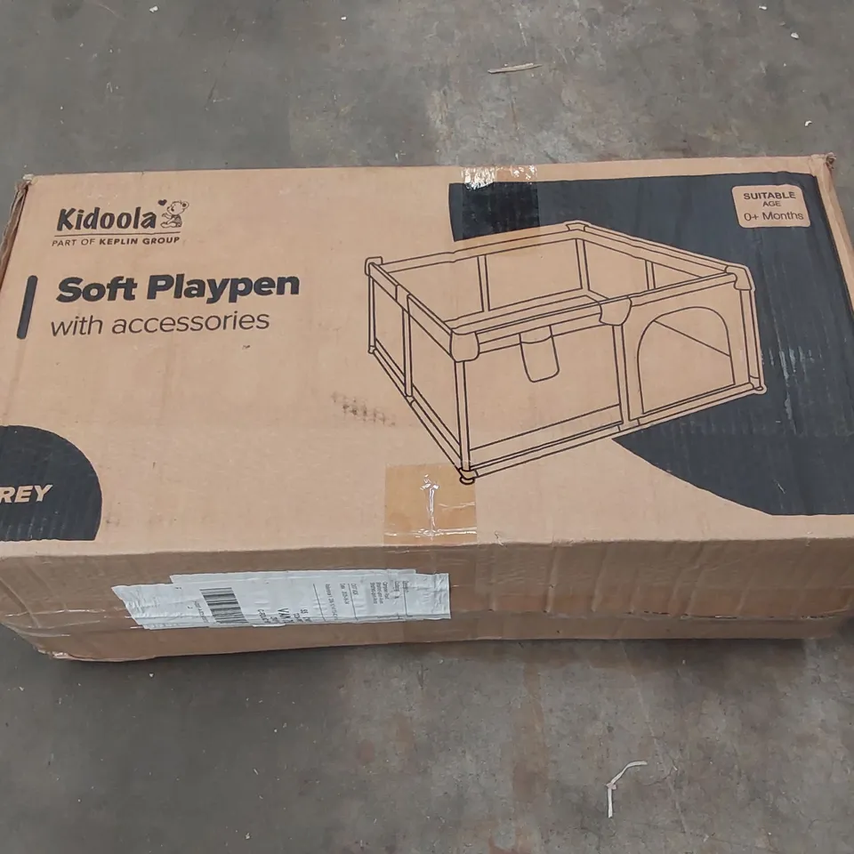 BOXED KIDOOLA SOFT PLAYPEN 