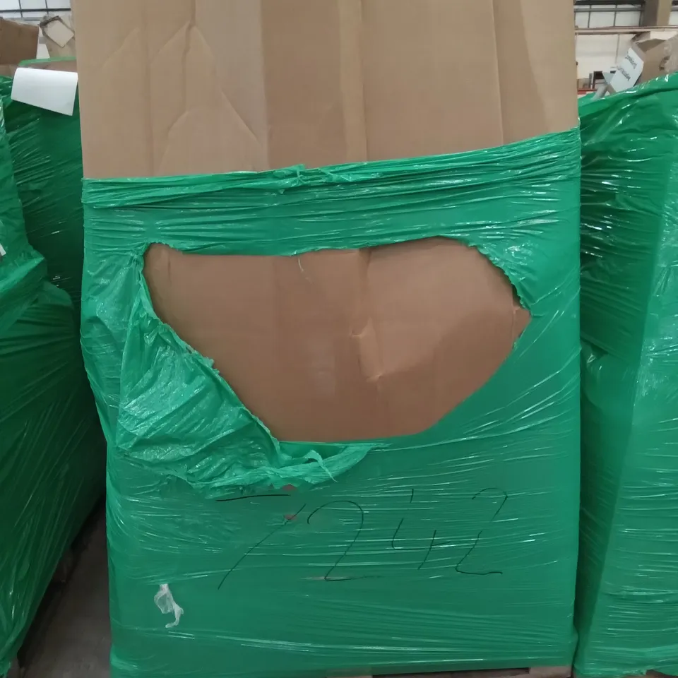 PALLET OF ASSORTED ITEMS INCLUDING PIPISHELL TOILET SEAT, STOREMIC TOILET SEAT, BBQ GRILL, SINGLE POLE TELESCOPIC CLOTHESRACK, TOILET SEAT, GETFIT AIR MATTRESS WITH PUMP