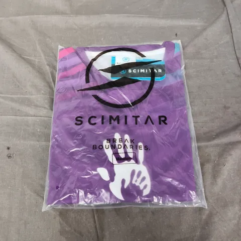 SCIMITAR SPORTSWEAR T-SHIRT (WELLCHILD CHARITY) – PURPLE, MEDIUM