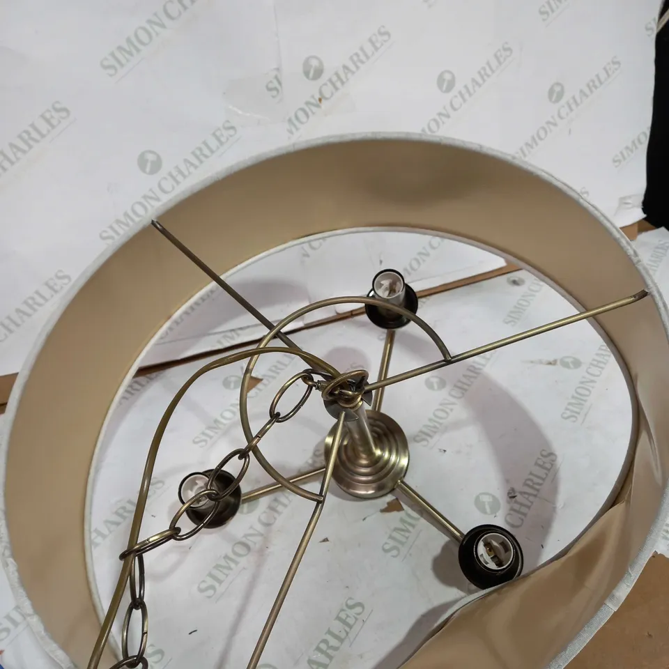 LAURA ASHLEY CEILING LIGHT WITH CREAM SHADE