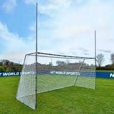 BOXED THE WORLD SPORTS 15*7 STEEL GAELIC FOOTBALL GOAL