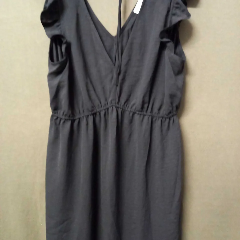 MAISON DE NIMES BLACK V-NECK DRESS - XL