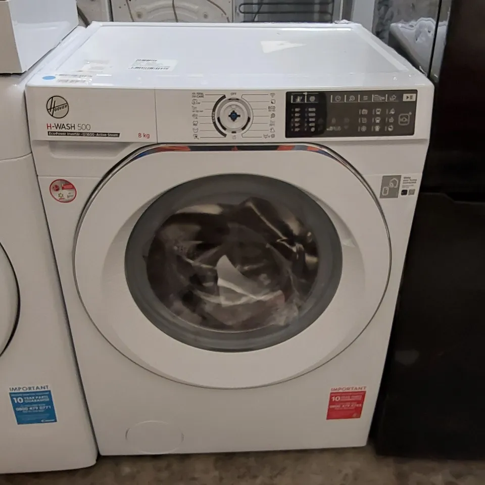 HOOVER H-WASH 500 HW68AMC FREESTANDING WASHING MACHINE, 8 KG LOAD, 1600 RPM, WHITE [ENERGY CLASS A]