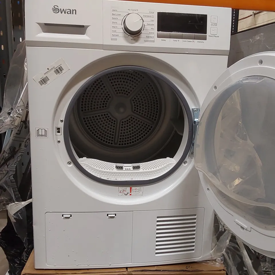 SWAN STC75110W 8KG LOAD CONDENSER TUMBLE DRYER