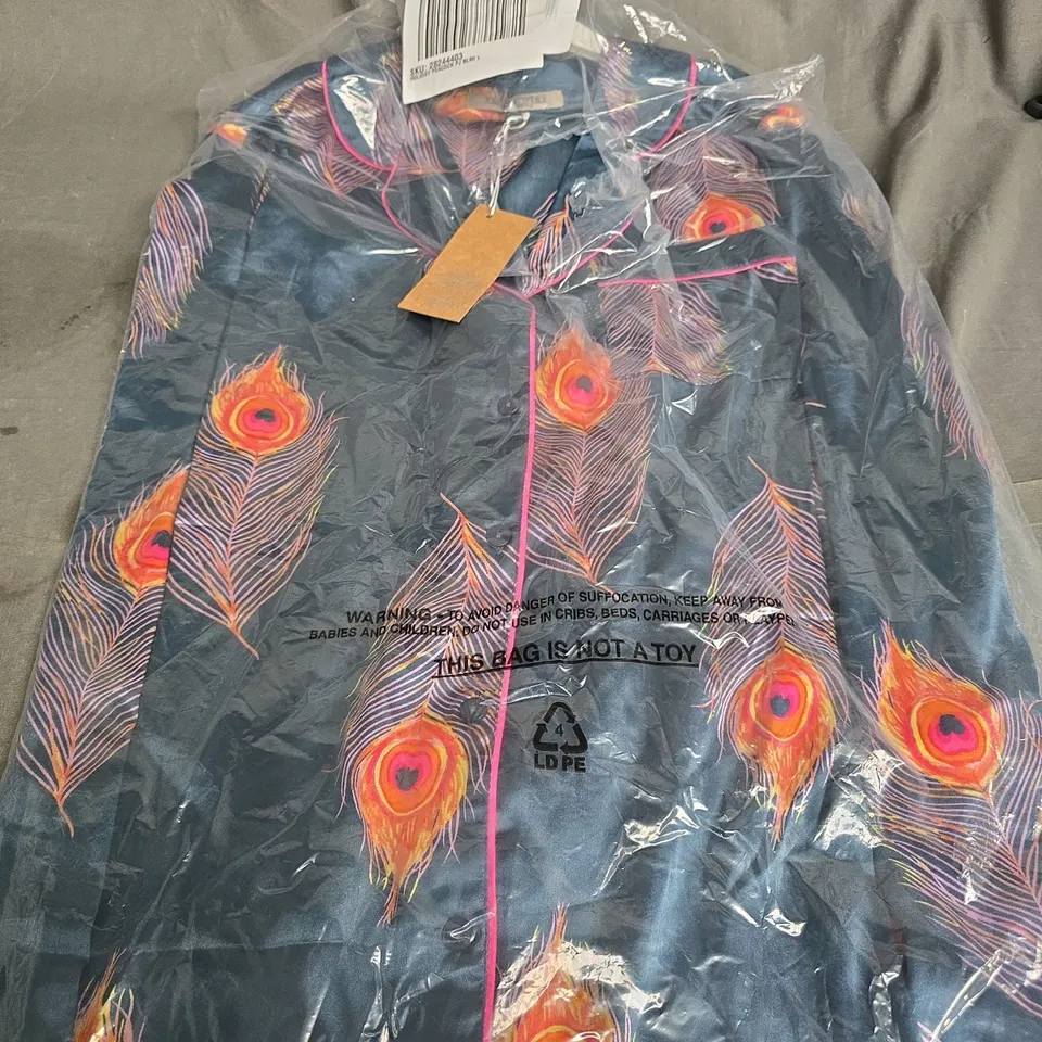 THEIR NIBS HOLIDAY PEACOCK PYJAMA SET – WOMEN'S, SIZE L