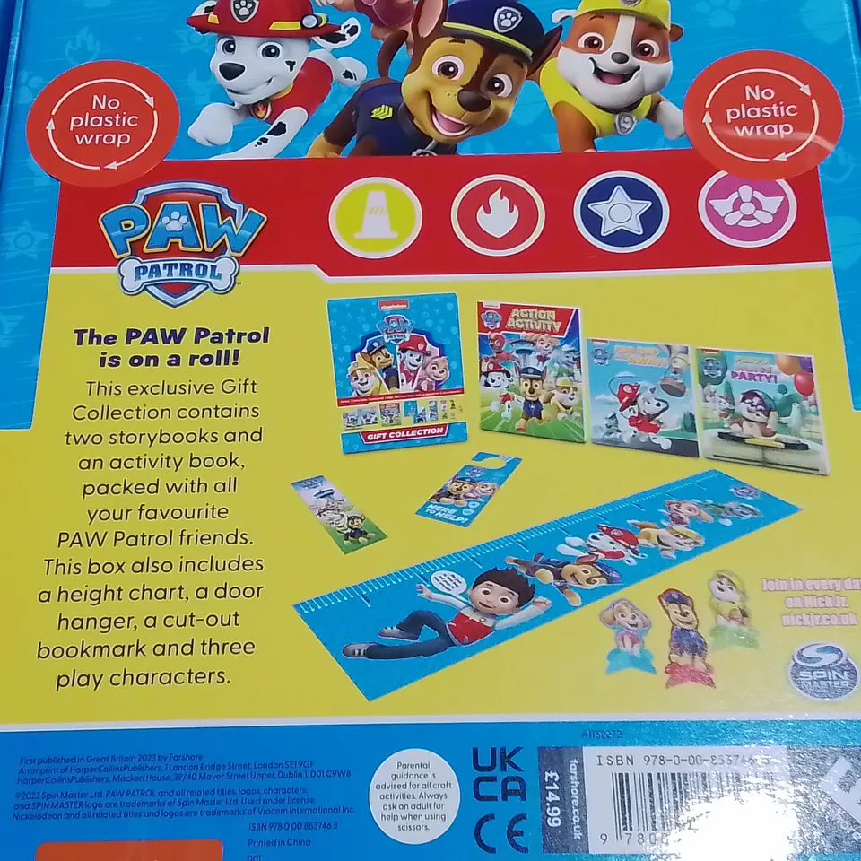 LOT OF 6 BRAND NEW PAW PATROL GIFT COLLECTIONS 