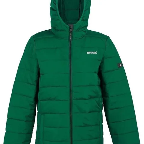 BRAND NEW REGATTA WOMENS HELFA INSULATED QUILTED JACKET IN RAIN FOREST - SIZE 12