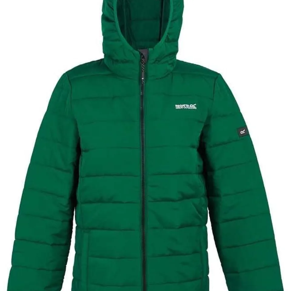 BRAND NEW REGATTA WOMENS HELFA INSULATED QUILTED JACKET IN RAIN FOREST - SIZE 12