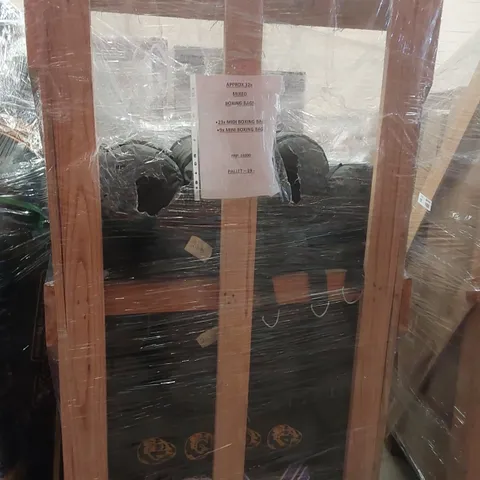 PALLET CONTAINING VERY LARGE QUANTITY OF ASSORTEED PUNCH BAGS