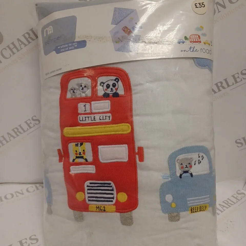SEALED MOTHERCARE ON THE ROAD BUMPER FOR COTS & COT BEDS - 33 X 150CM