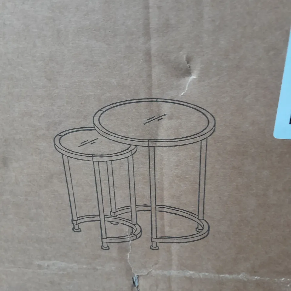 BOXED ARUBA NEST OF LAMP TABLES, RRP £129.99