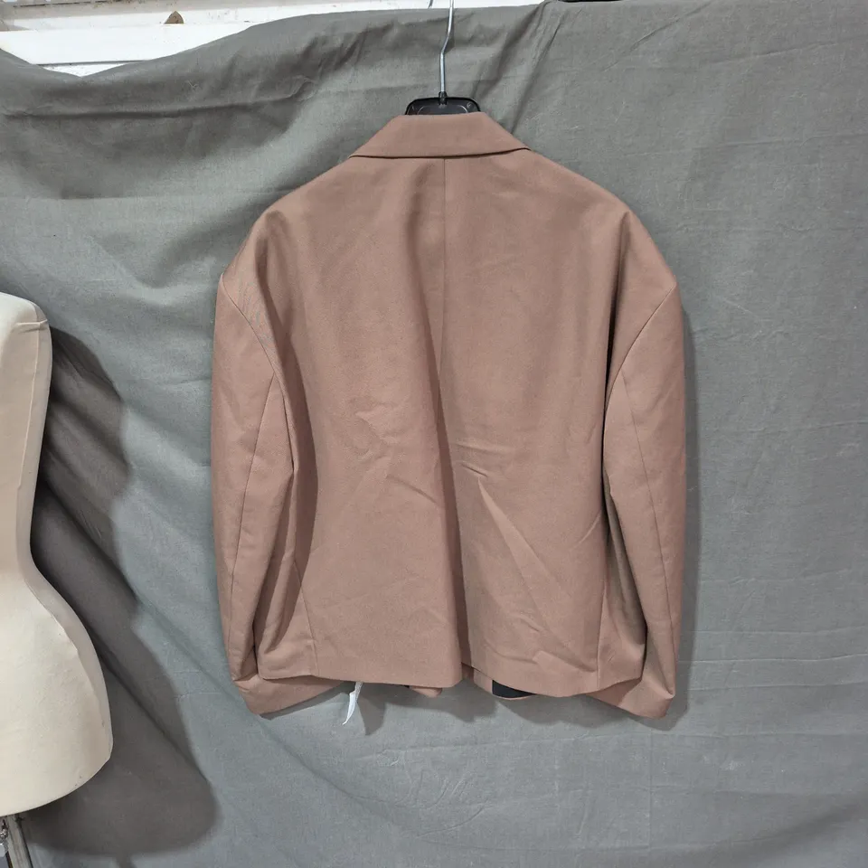 ASOS DESIGN CAMEL BLAZER JACKET – MEN'S, UK 42 (EU 52, US 42)