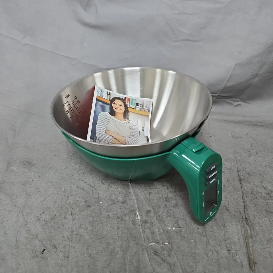 COOKS ESSENTIALS ELECTRONIC SCALE BOWL