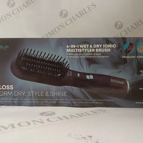 BOXED REVAMP PROGLOSS DEEPFORM DRY, STYLE & SHINE AIR STYLER AND HOT BRUSH