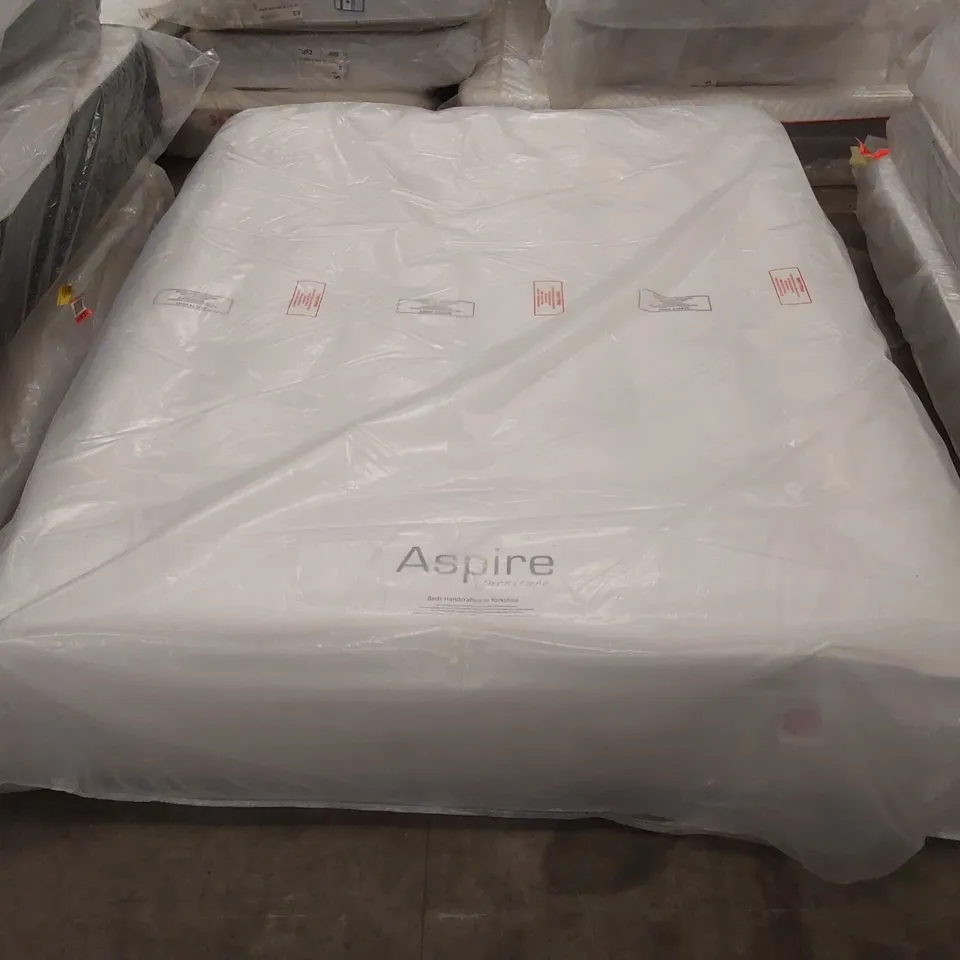 QUALITY BAGGED 5' KING SIZE ALPACA SILK PILLOW-TOP POCKET SPRUNG 3000 SPRINGS MATTRESS