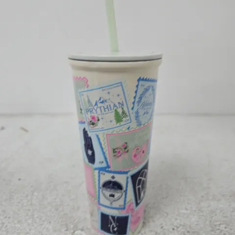 A COURT OF THORNS AND ROSES STAINLESS STEEL TUMBLER, SPRING AND NIGHT COURT