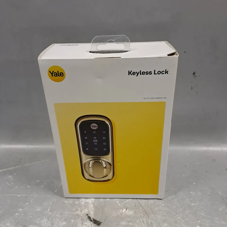 BOXED YALE KEYLESS LOCK 