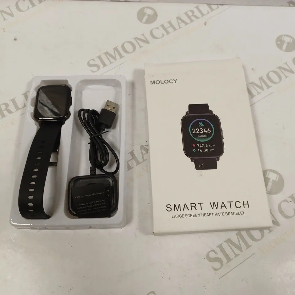 MOLOCY SMART WATCH LARGE SCREEN HEART RATE BRACELET 
