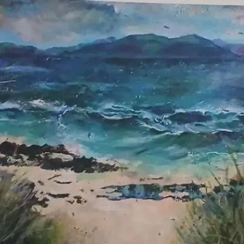 'ATLANTIC ENERGY' SIGNED PRINT IONA LEISHMAN